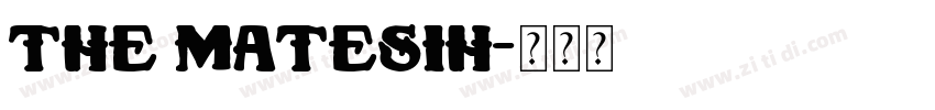 The Matesih字体转换